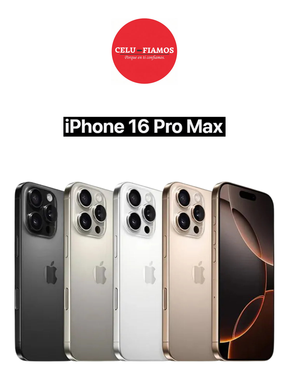 iPhone 16 Pro Max NUEVO sim-f