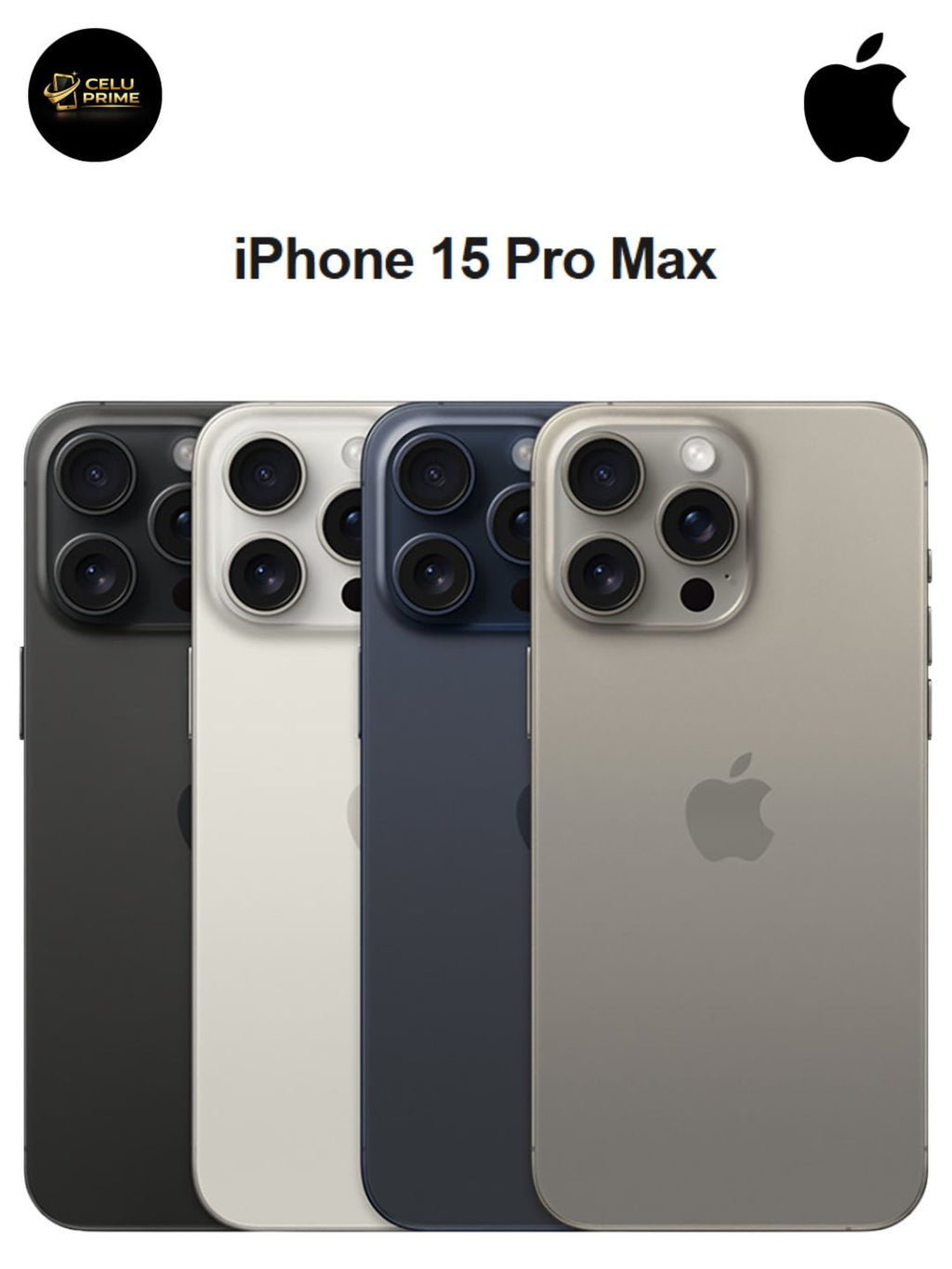iPhone 15 Pro Max 256GB NUEVO SIM-F